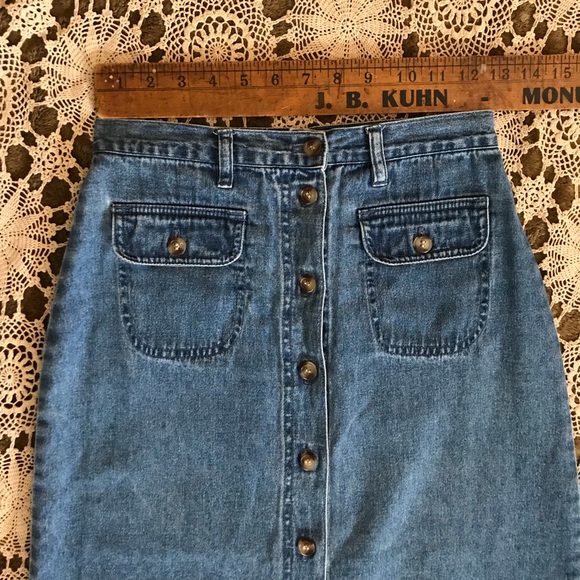 VTG Denim Skirt - Picture 5 of 6